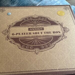 Amerous 6-Player Shut the Box Game, Brand new , nor opened
